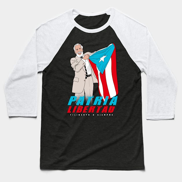 Filiberto Ojeda Rios Baseball T-Shirt by liomal